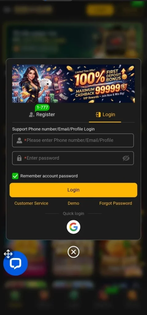 Play7778 Registration